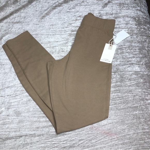 Good American Essential Lounge Legging Putty Size 1/Small taupe tan compression - Picture 10 of 12